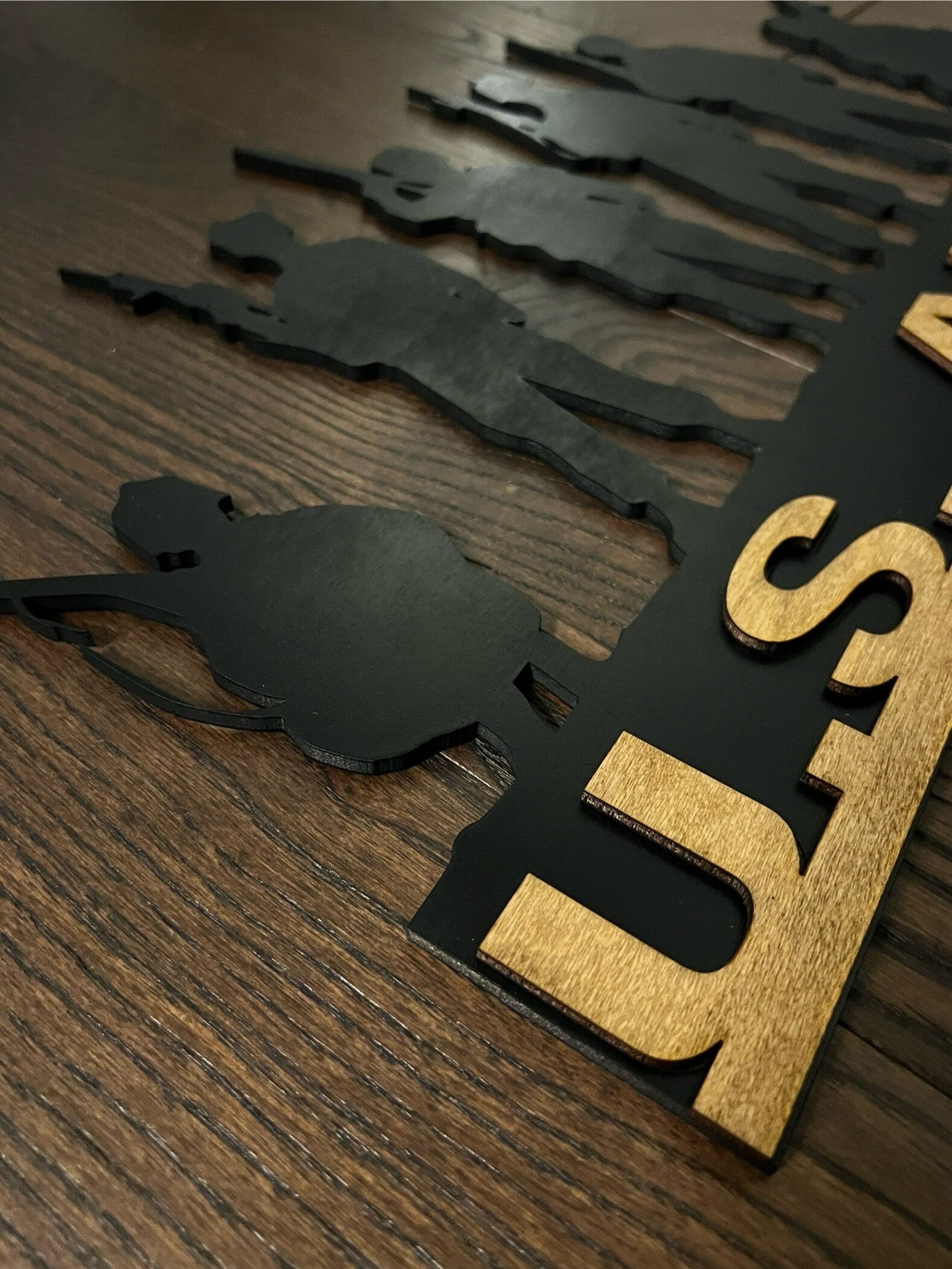 Military and First Responders Silhouette Plaques