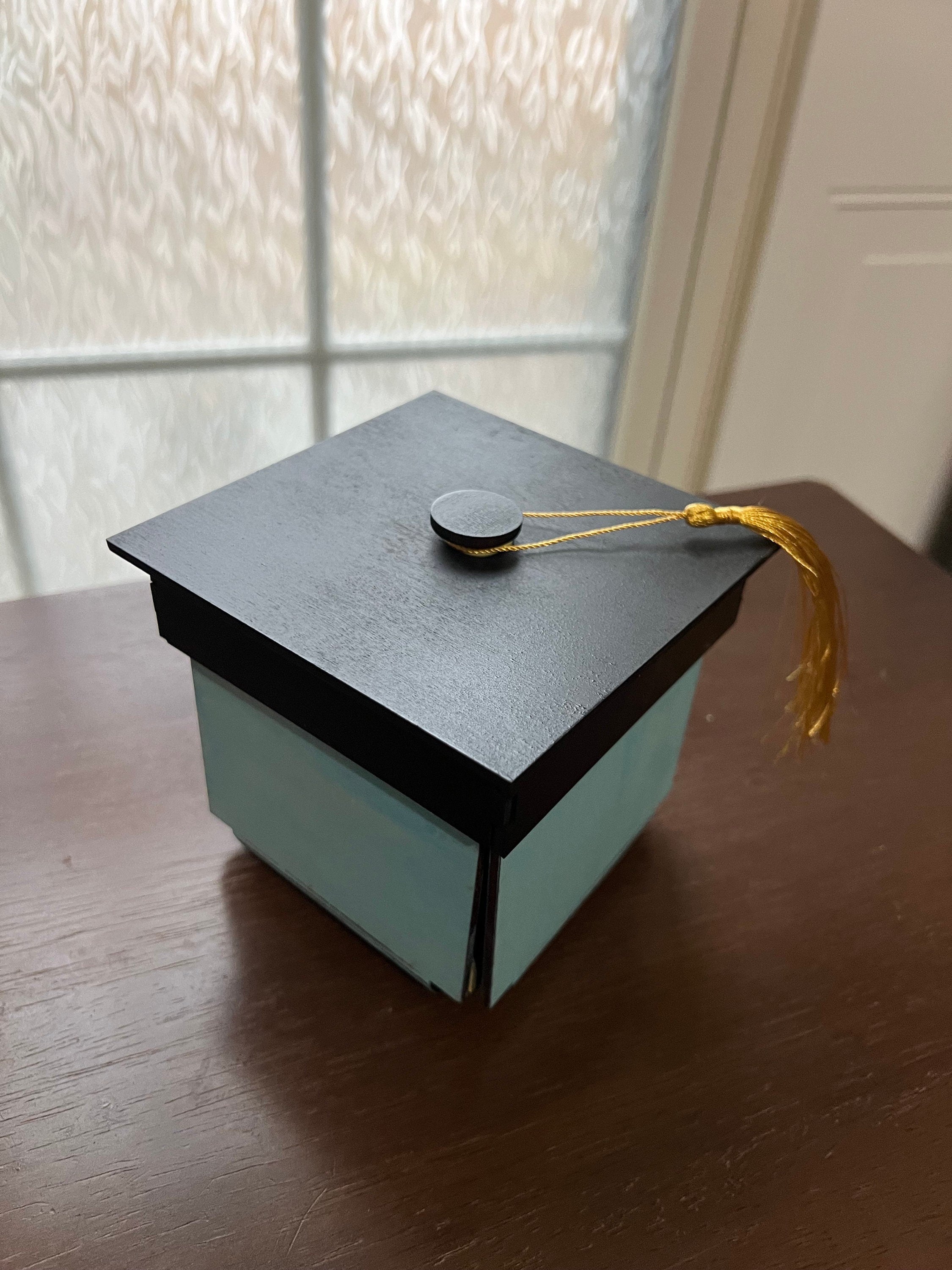 Customizable Wooden Graduation Explosion Box: Keepsake Gift
