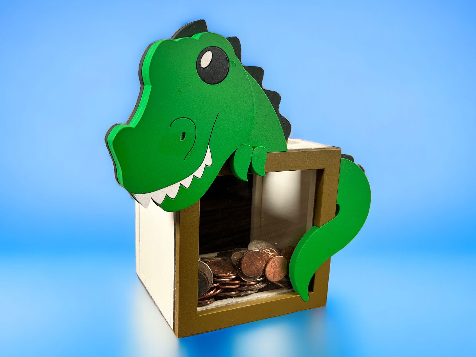 The Ultimate Wooden Baby Bank | Monkey | Shark | Panda | Dinosaur | Unicorn