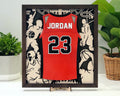 Custom Wooden Sports Jersey Plaques and Awards