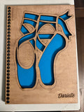 Custom Wooden Notebook | Personalized Journal with Laser Engraved Cover
