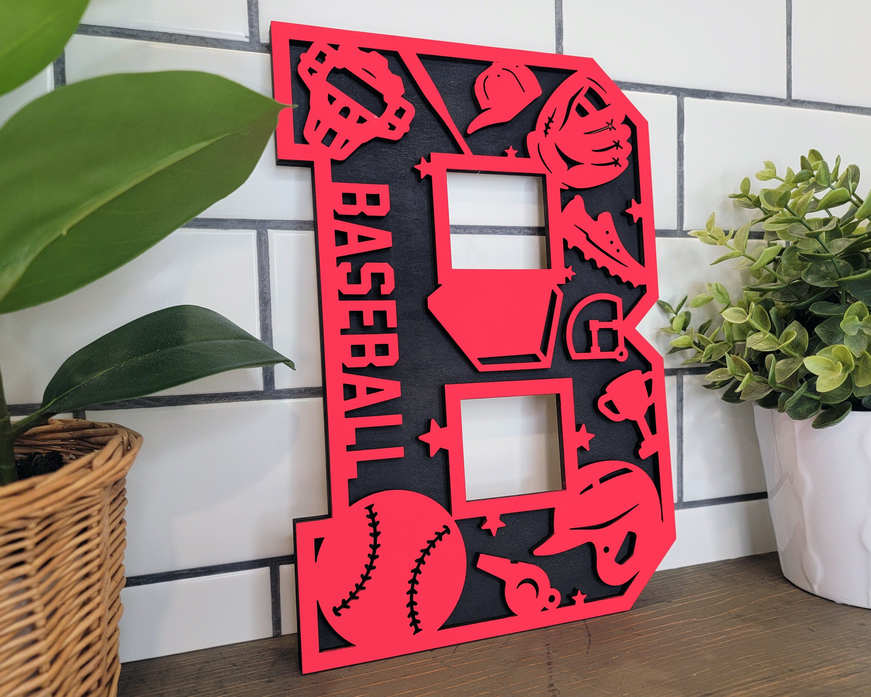 Custom Sports Number Plaque | Team Player Gift