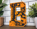 Custom Sports Number Plaque | Team Player Gift