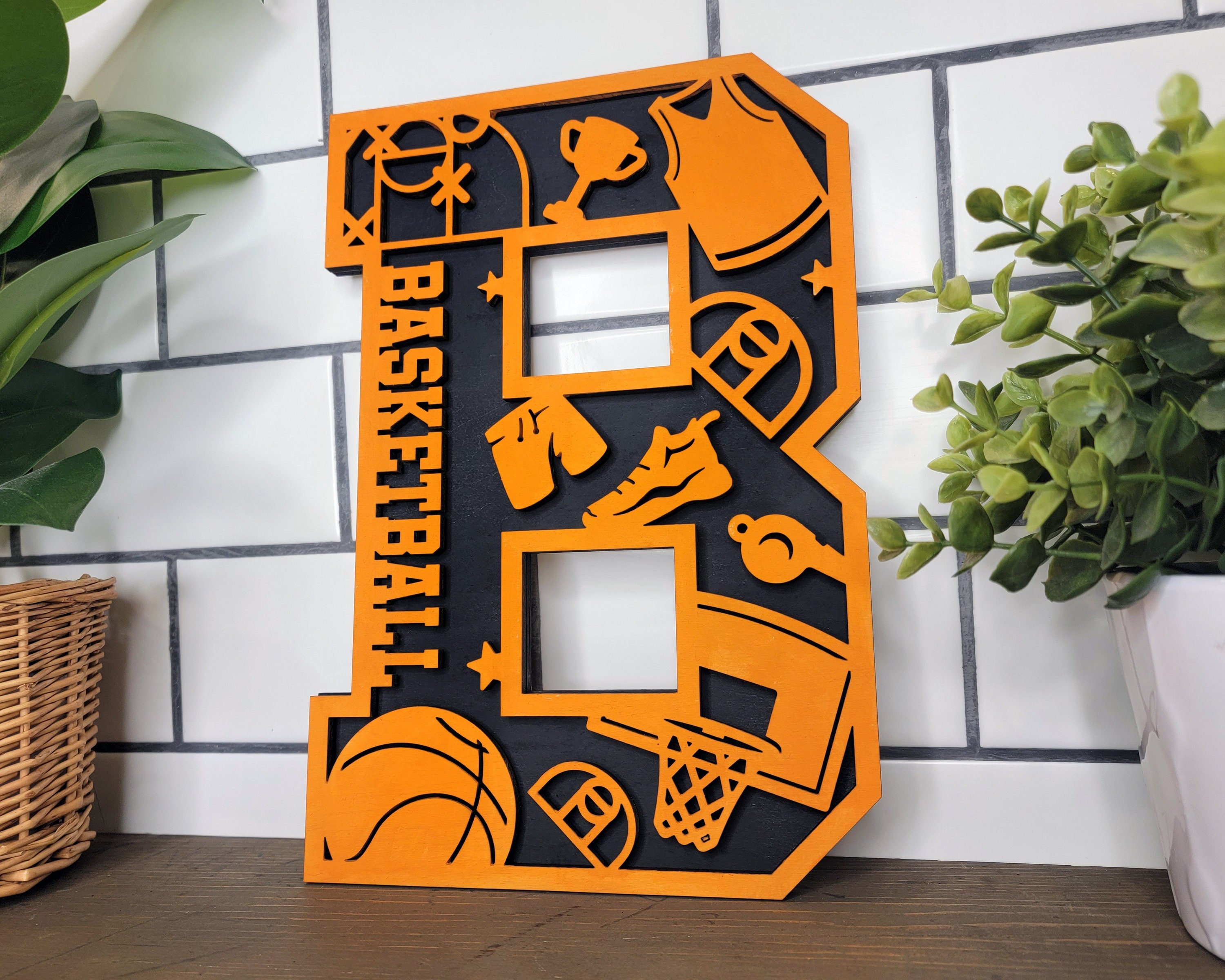 Custom Sports Number Plaque | Team Player Gift