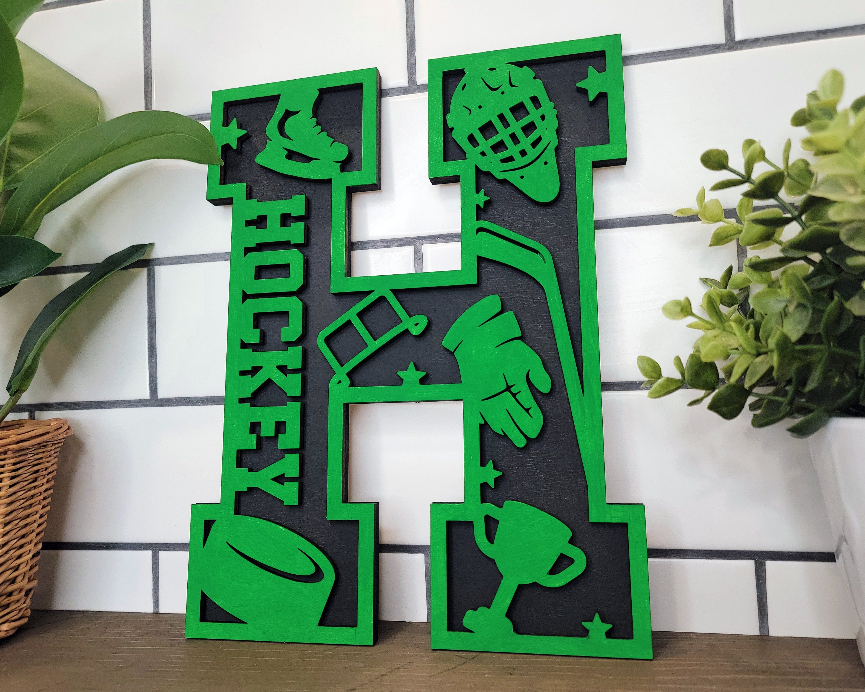 Custom Sports Number Plaque | Team Player Gift