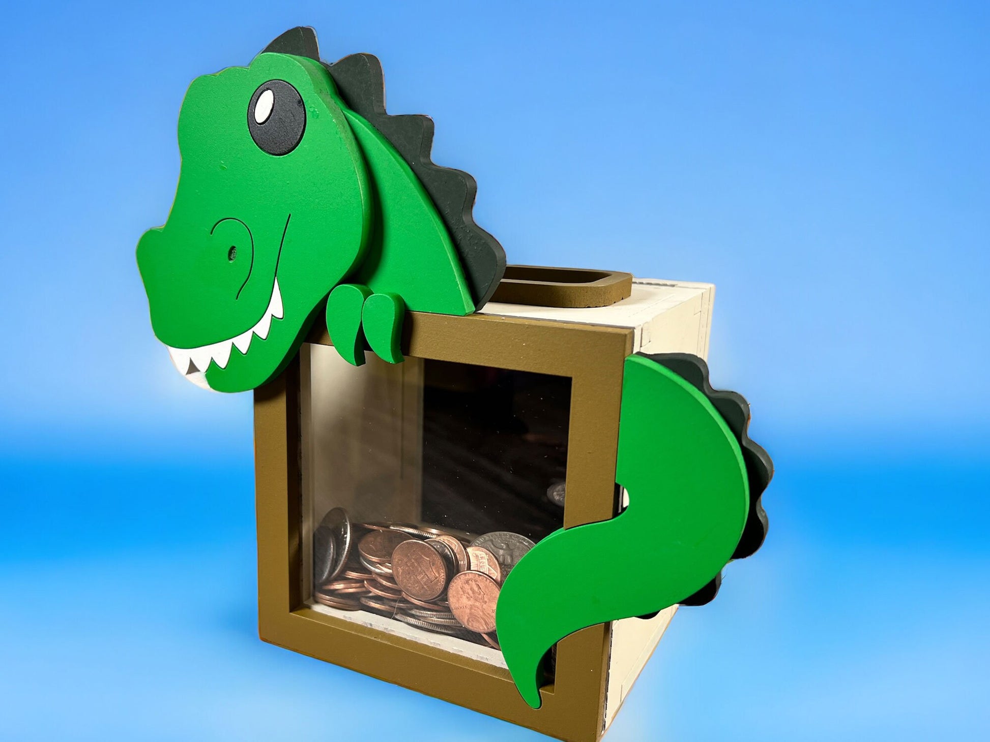 The Ultimate Wooden Baby Bank | Monkey | Shark | Panda | Dinosaur | Unicorn