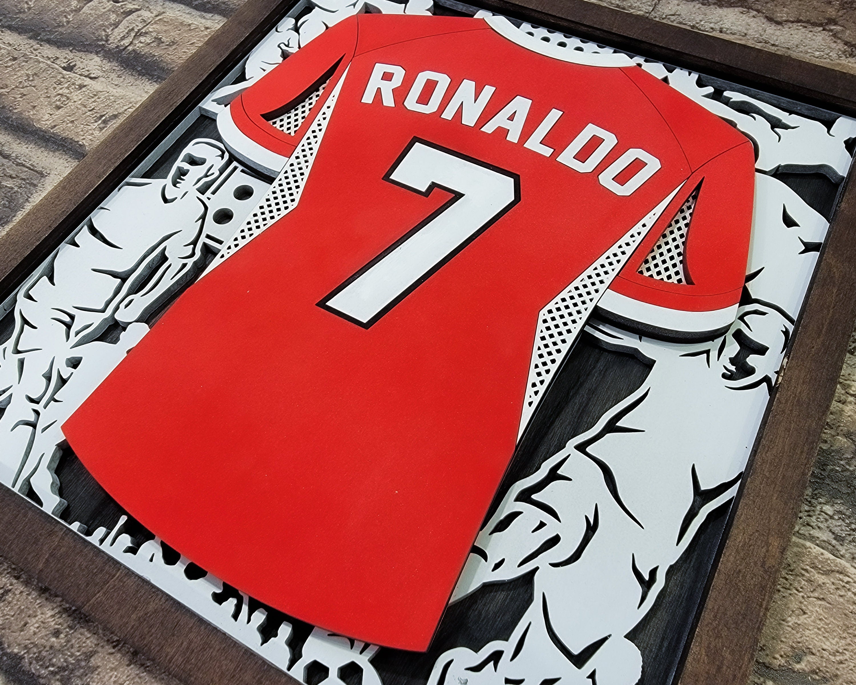 Custom Wooden Sports Jersey Plaques and Awards