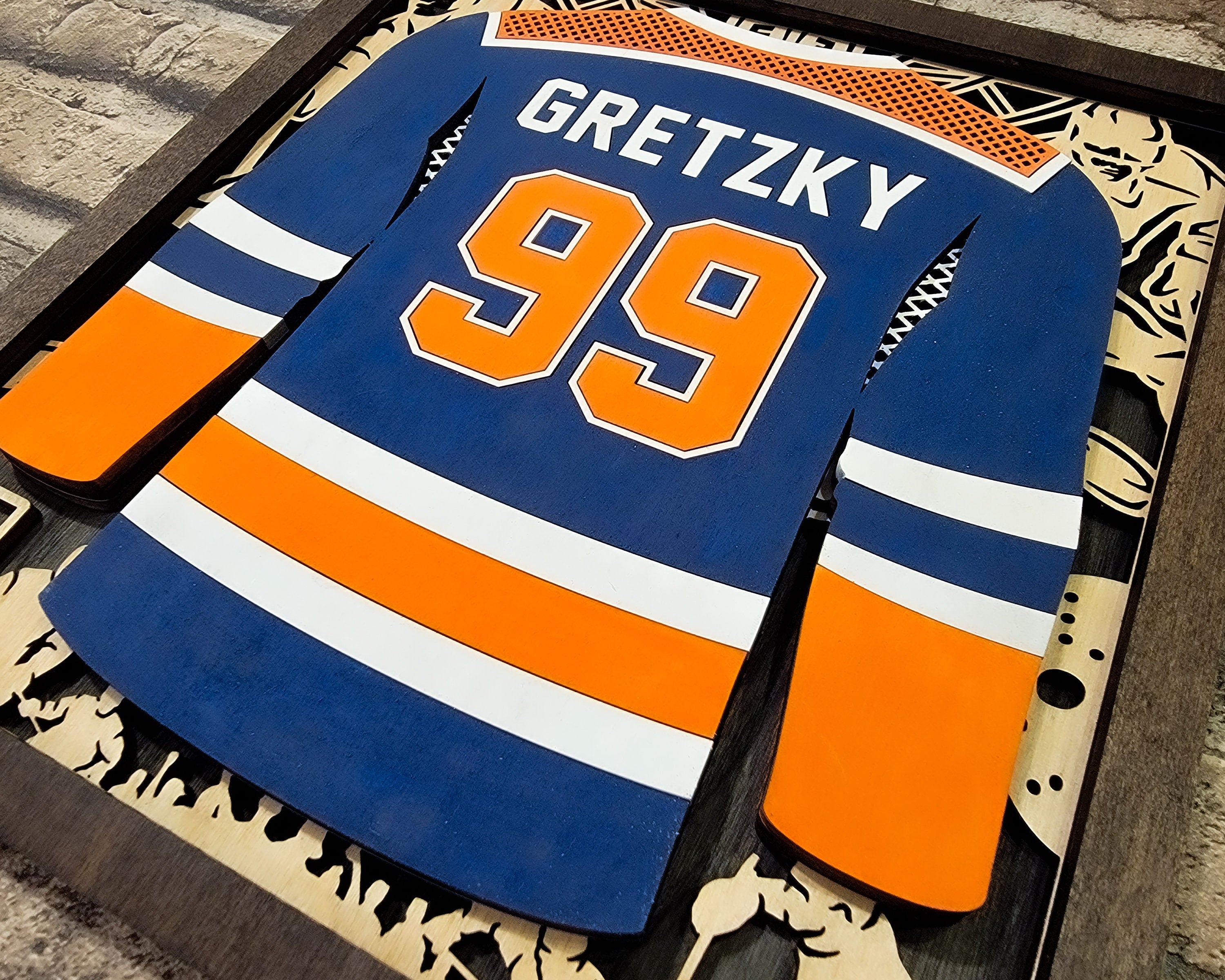Custom Wooden Sports Jersey Plaques and Awards