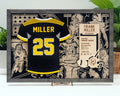 Custom Wooden Sports Jersey Plaques and Awards