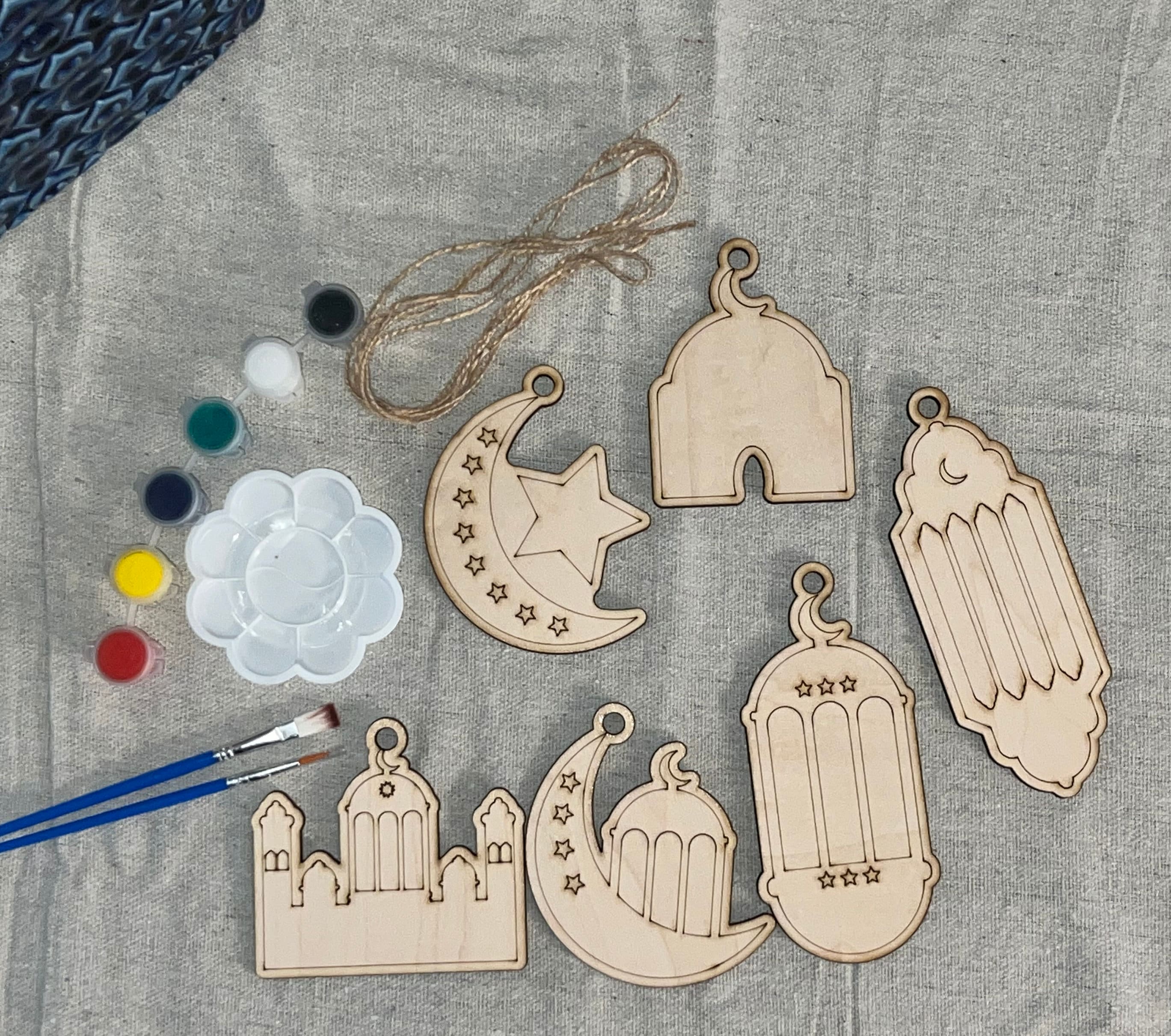 Ramadan DIY Paint Kit: Islamic Decor Craft Set