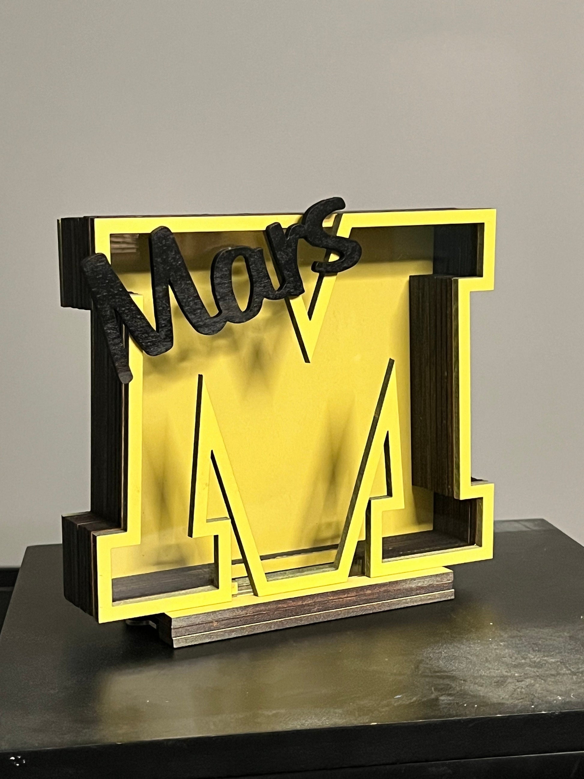 Wooden Letter Banks