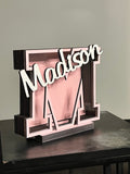 Wooden Letter Banks