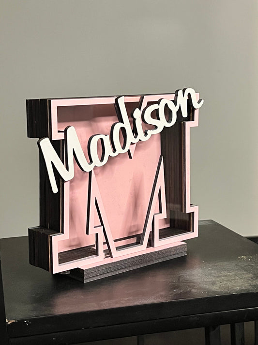 Wooden Letter Banks