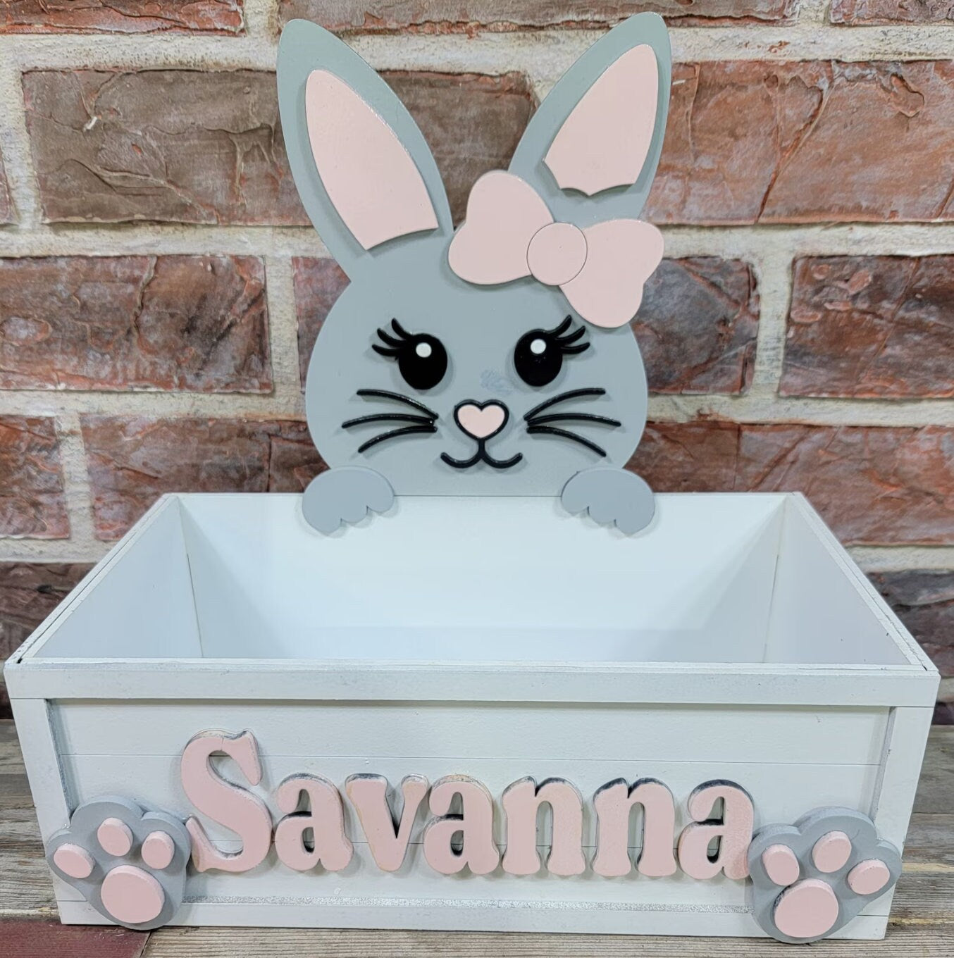 Adorable Personalized Bunny Box!