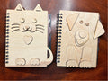 Wooden Notebook Cover Paint it yourself Dog or Cat Notebooks - Personalizable
