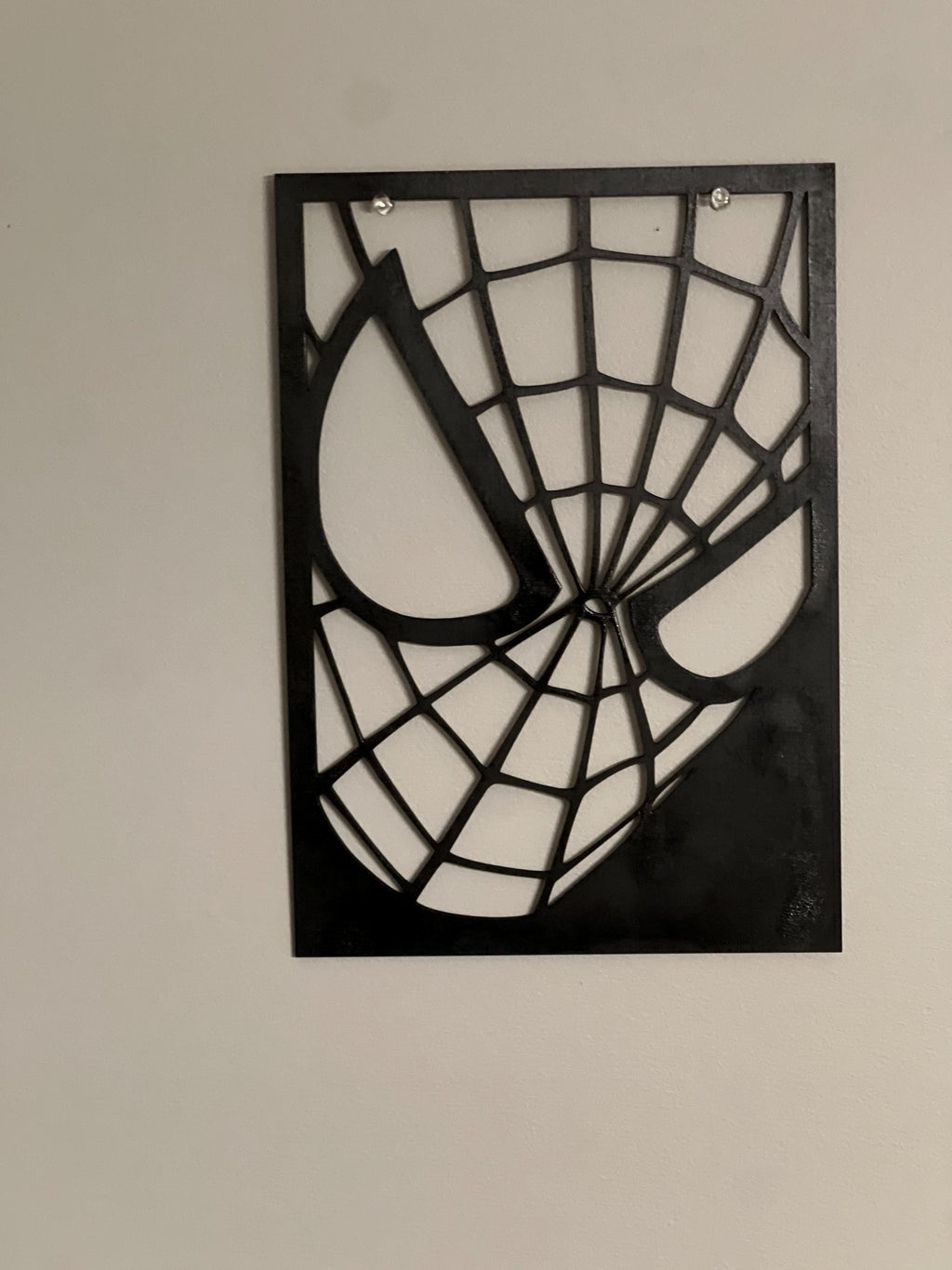 Spider-Man Inspired wall art/ wall hanging
