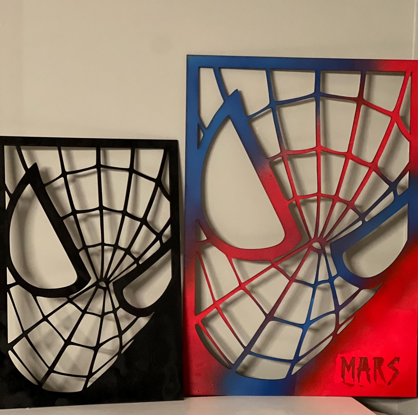 Spider-Man Inspired wall art/ wall hanging