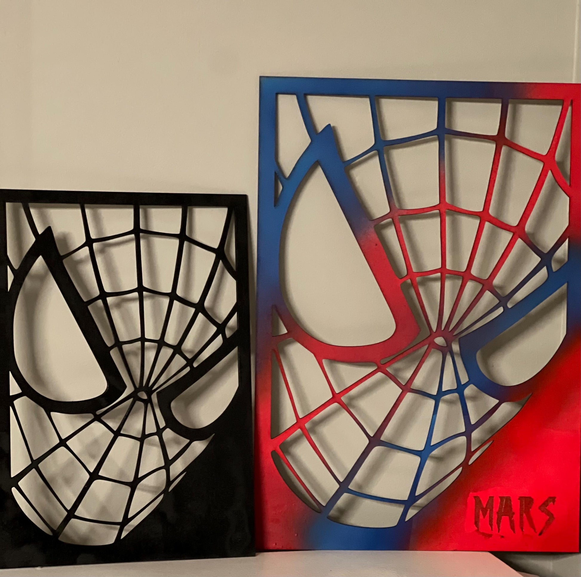 Spider-Man Inspired wall art/ wall hanging