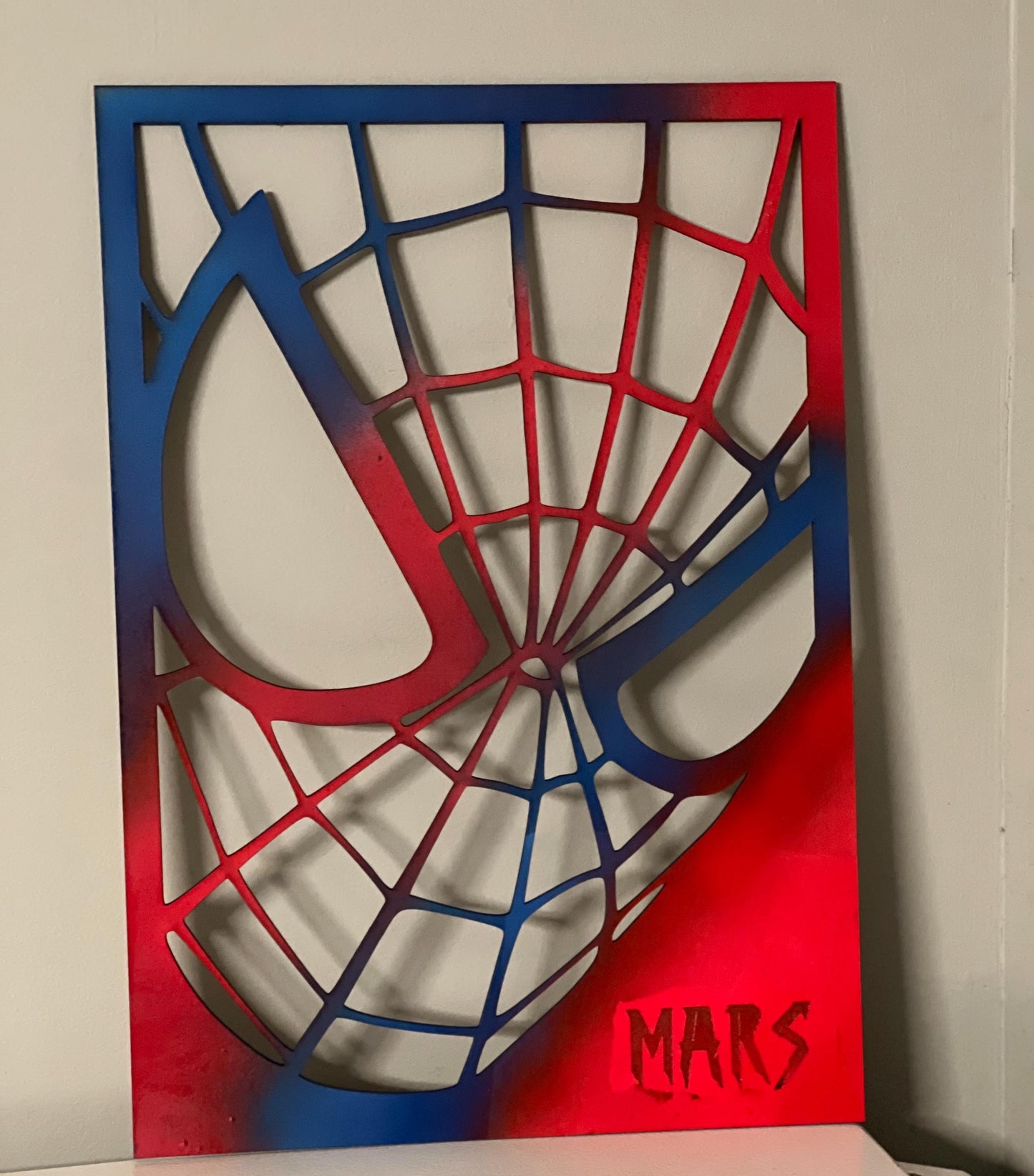 Spider-Man Inspired wall art/ wall hanging