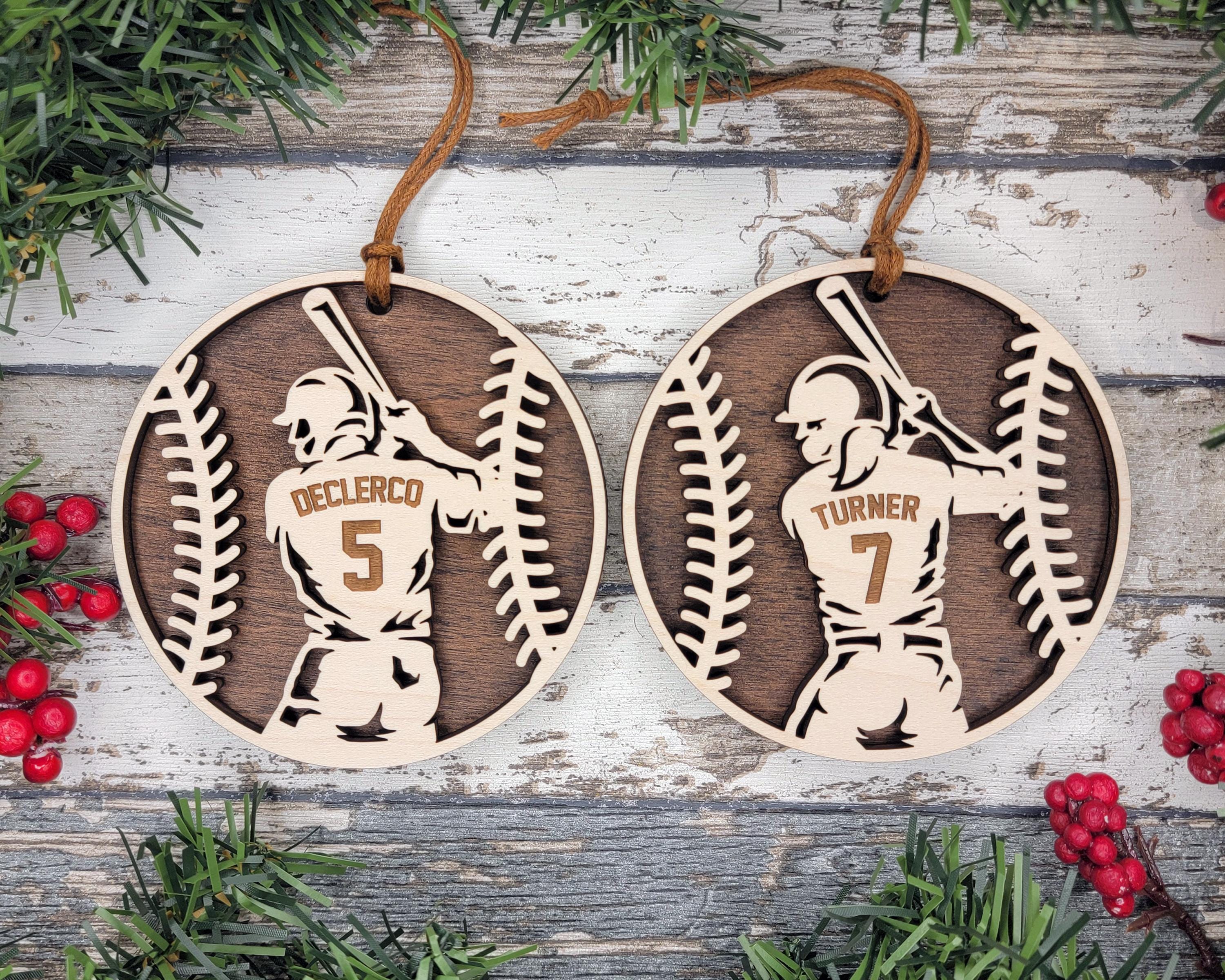 Stadium Series Sports Ornament: Baseball, Softball, Football, Hockey