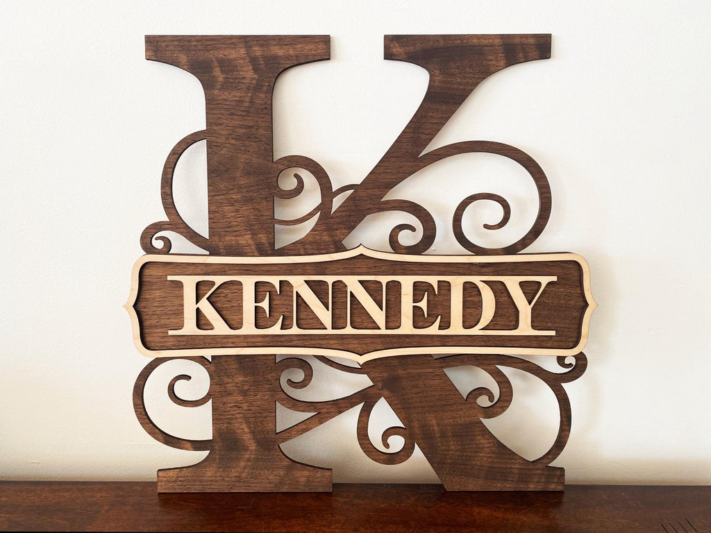 Custom Large Monogram Door Letters | Personalized Home Decor | 12″–36″