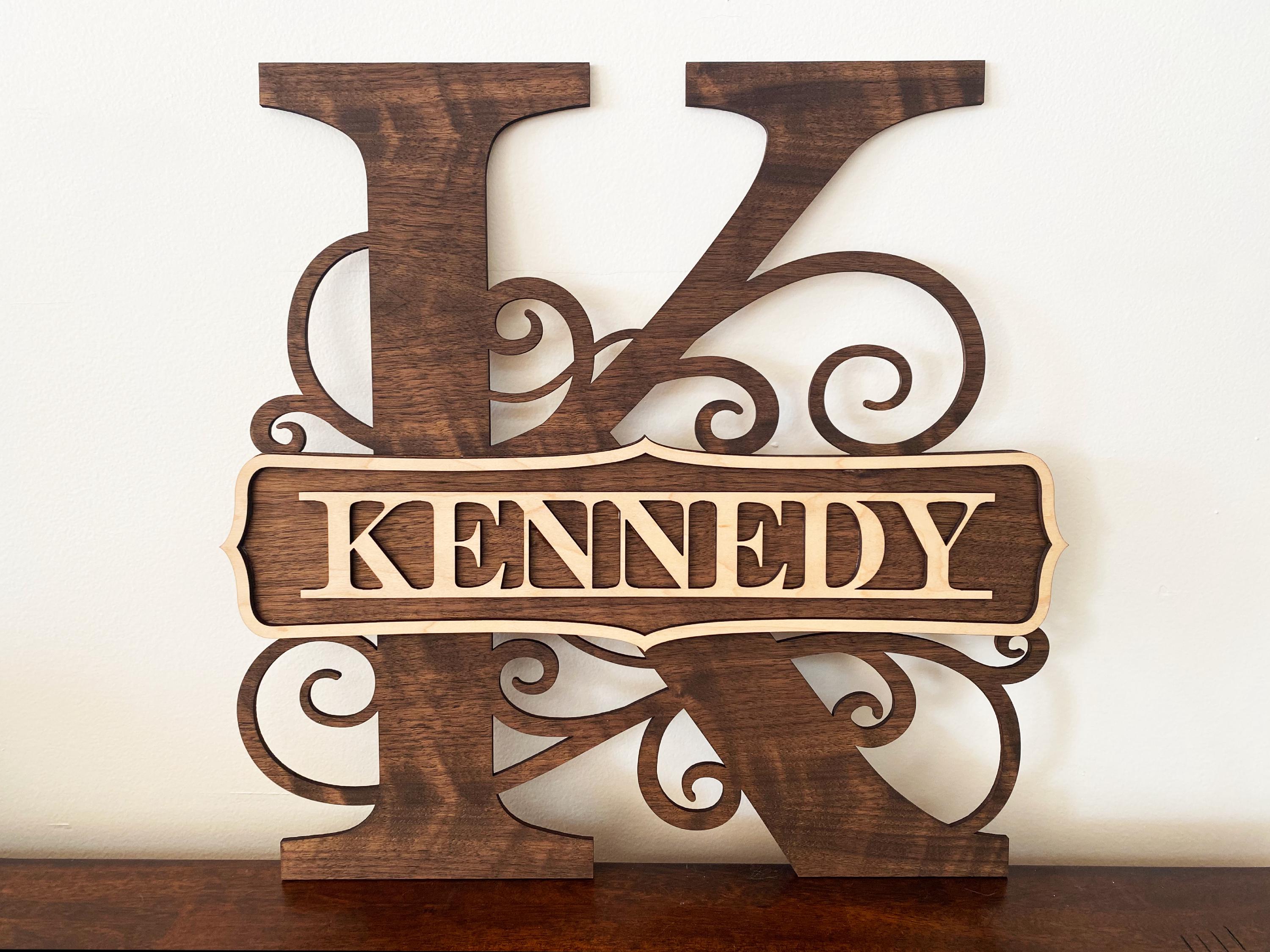 Custom Large Monogram Door Letters | Personalized Home Decor | 12″–36″
