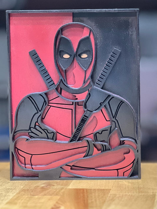 Comic Character Inspired Wall Art