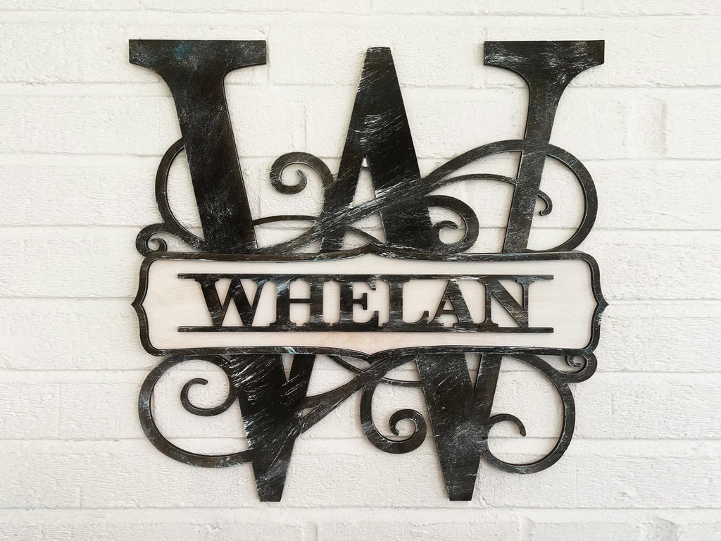 Custom Large Monogram Door Letters | Personalized Home Decor | 12″–36″
