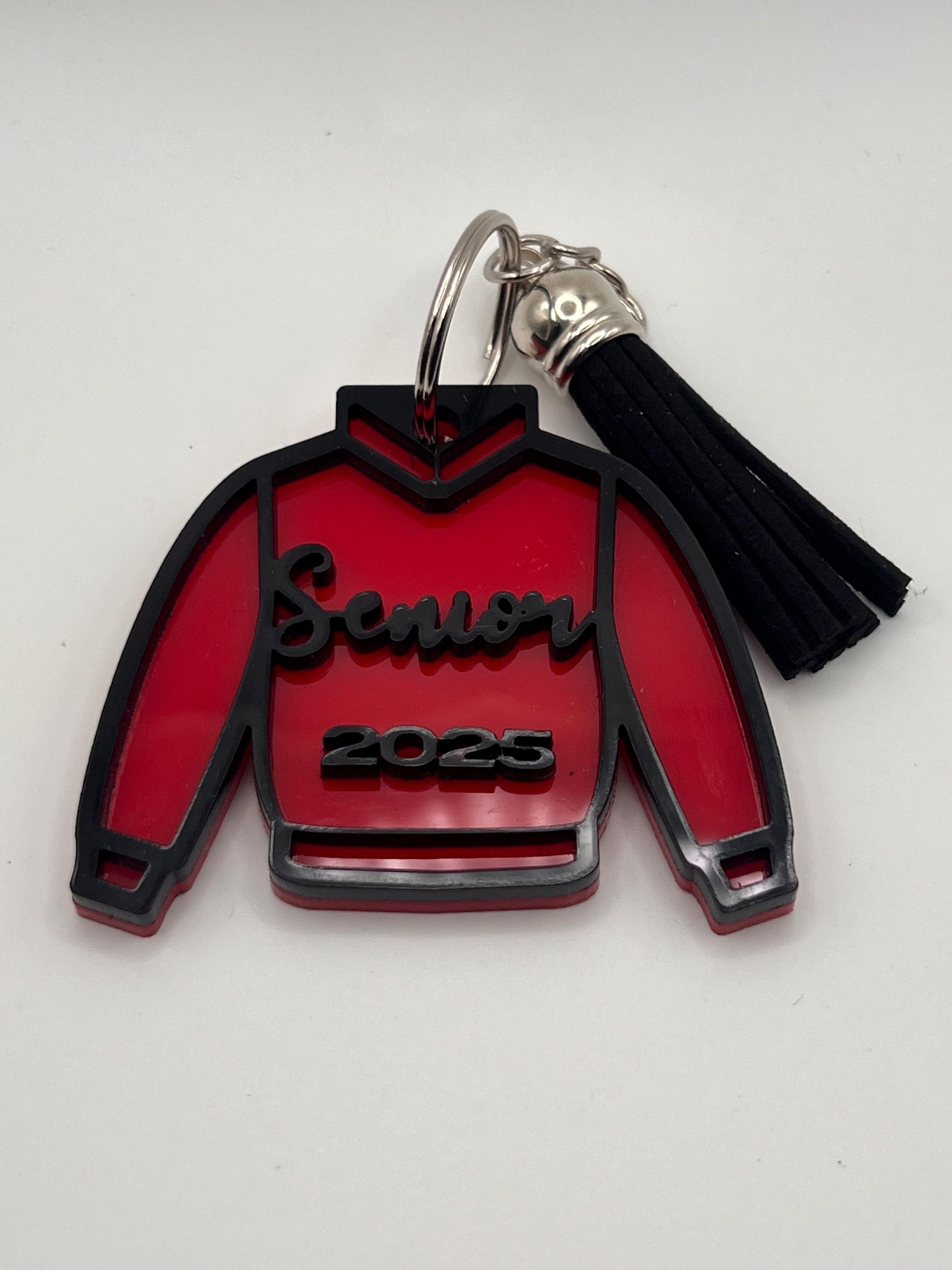 Senior Key Chains with Tassel or Puff ball