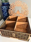 Islamic Serving Box Table Centerpiece | Eid Mubarak | Ramadan Decor