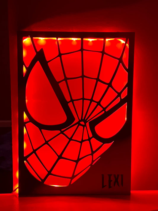 Spider-Man Inspired wall art/ wall hanging