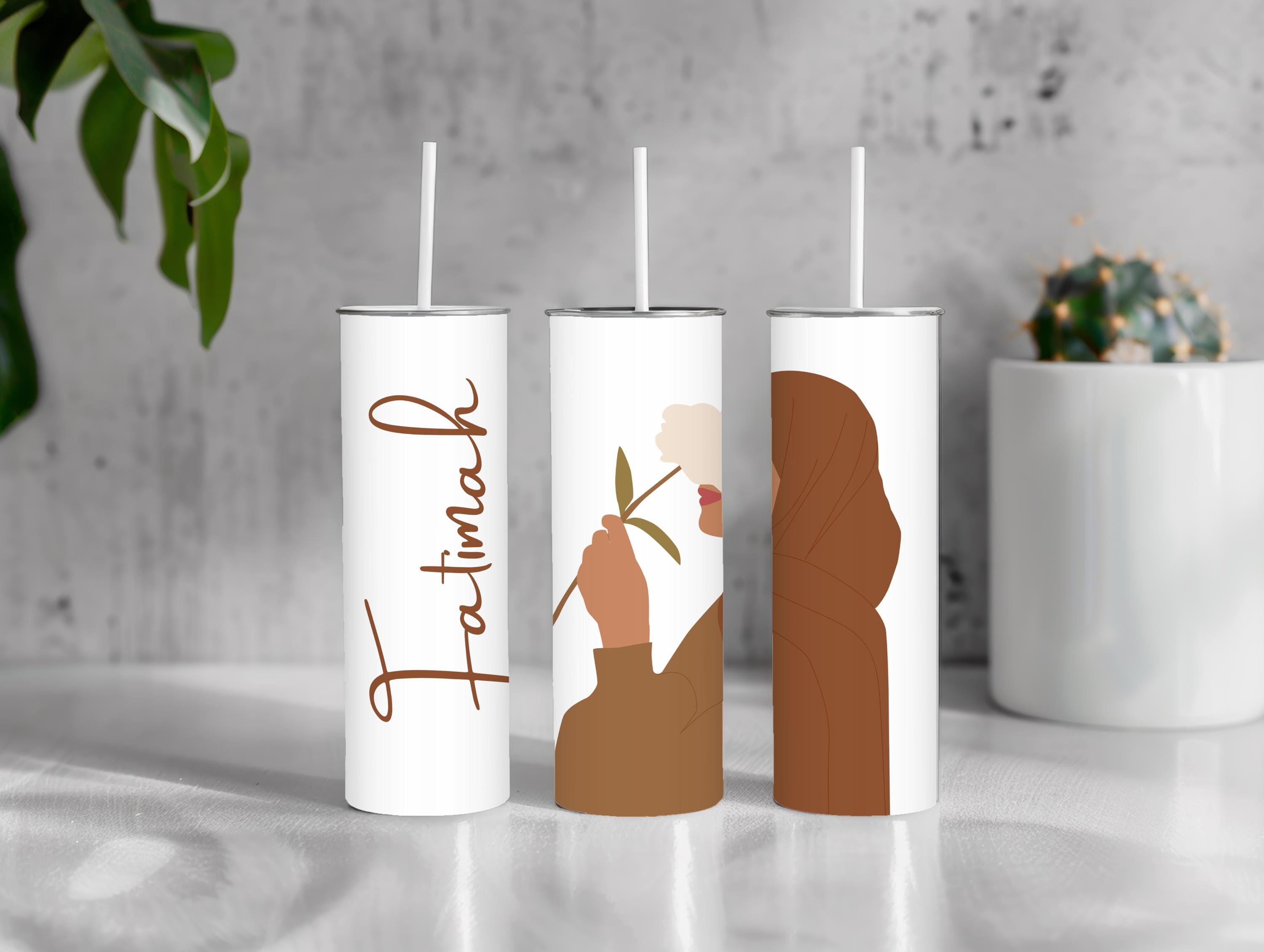 Islamic Art Tumbler: Stainless Steel Hot/Cold Drinkware, 6 Designs