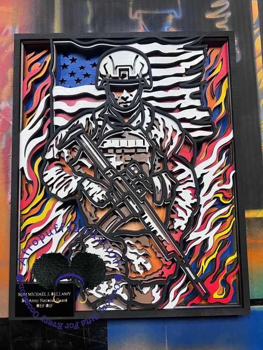 U.S. Military Recognition Wall Art - Army Edition