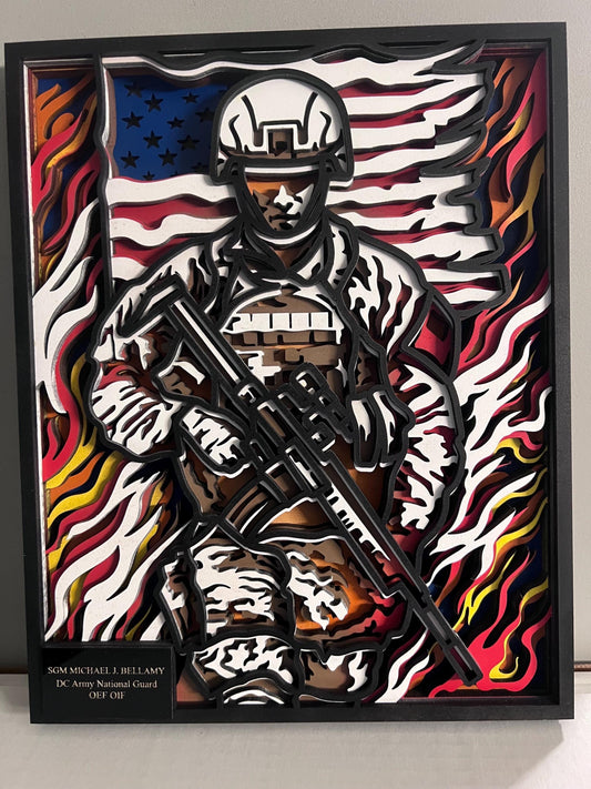U.S. Military Recognition Wall Art - Army Edition