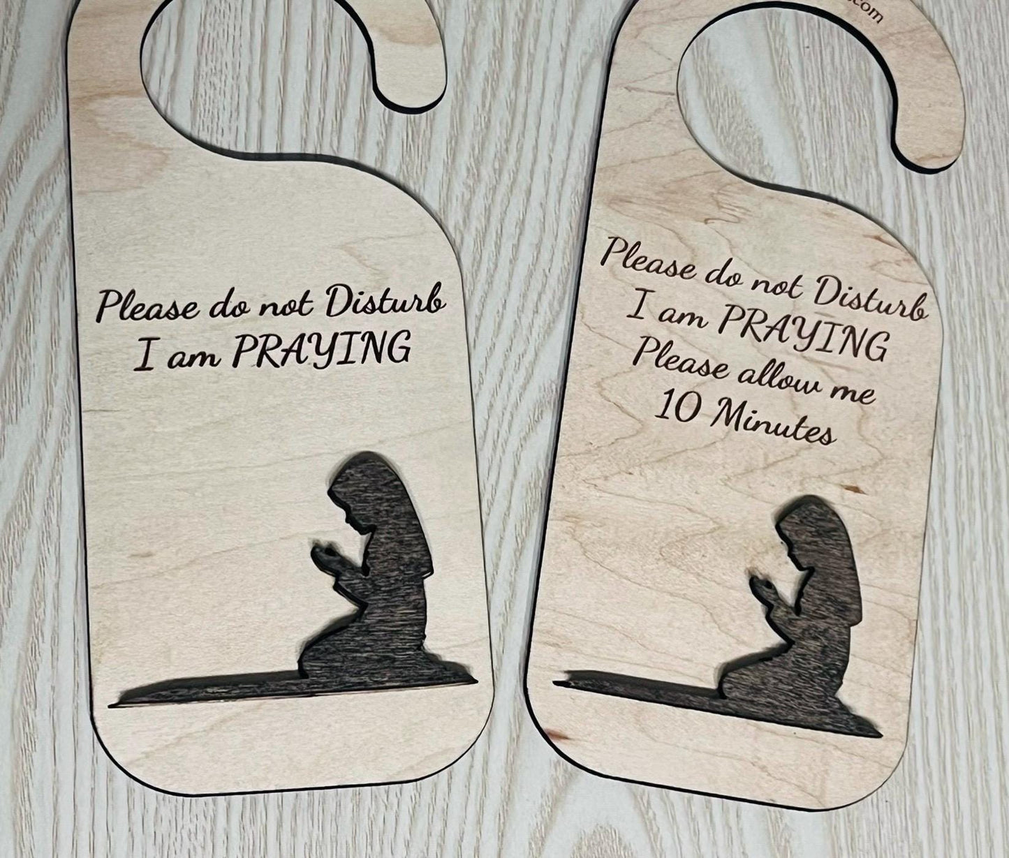 Quiet Moments in Prayer Door sign