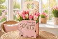 Personalized Mama Flower Holder | Wooden Gift Box | Gift for Mom | Custom Mom Gift | Floral Keepsake