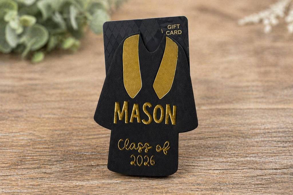 Personalized Graduation Gift Card Holder, Class of 2026 Name Gift, Custom Grad Money Holder, Senior Keepsake, High School Graduation Gift